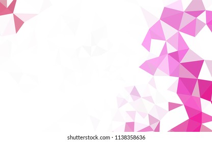 Light Multicolor vector abstract polygonal pattern. Polygonal abstract illustration with gradient. Brand new style for your business design.