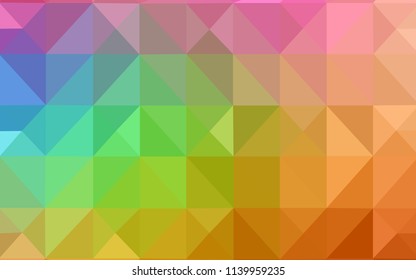 Light Multicolor vector abstract polygonal template. Polygonal abstract illustration with gradient. The template for cell phone's backgrounds.