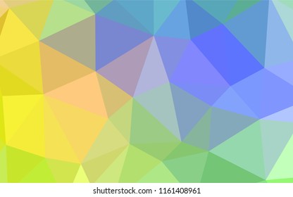 Light Multicolor vector abstract polygonal template. Triangular geometric sample with gradient.  Best triangular design for your business.