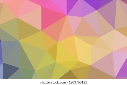 Light Multicolor vector abstract polygonal template. Elegant bright polygonal illustration with gradient. Template for cell phone's backgrounds.