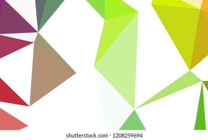 Light Multicolor vector abstract polygonal background. A completely new color illustration in a polygonal style. A new texture for your web site.