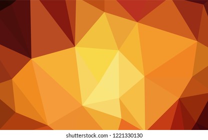 Light Multicolor vector abstract polygonal template. Colorful illustration in polygonal style with gradient. Completely new template for your banner.