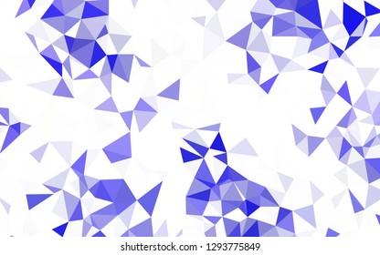Light Multicolor vector abstract polygonal template. Shining colorful illustration with triangles. Polygonal design for your web site.