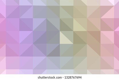 Light Multicolor vector abstract polygonal pattern. Colorful illustration in abstract style with triangles. Brand new design for your business.