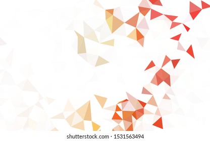Light Multicolor vector abstract polygonal pattern. Shining polygonal illustration, which consist of triangles. A new texture for your web site.