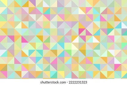 Light Multicolor vector abstract polygonal pattern. Creative illustration in halftone style with gradient. A completely new design for your business.