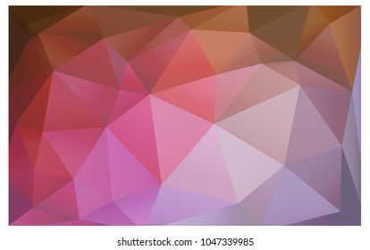 Light Multicolor vector abstract textured polygonal background. Blurry triangle design. Pattern can be used for background.