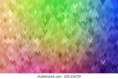 Light Multicolor vector abstract textured polygonal background. Blurry rectangular design. The pattern with repeating rectangles can be used for background.