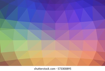 Light Multicolor vector abstract textured polygonal background. Blurry triangle design. Pattern can be used for background.