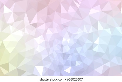Light Multicolor vector abstract textured polygonal background. Blurry triangle design. Pattern can be used for background.