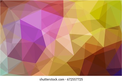 Light Multicolor vector abstract textured polygonal background. Blurry triangle design. Pattern can be used for background.