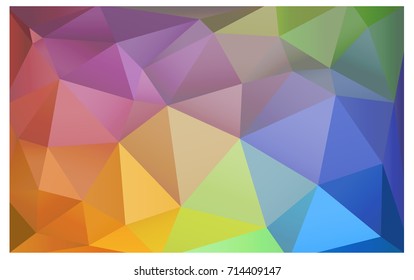 Light Multicolor vector abstract textured polygonal background. Blurry triangle design. Pattern can be used for background.