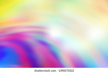 Light Multicolor vector backdrop with bent lines. Brand new colorful illustration in simple style. A new texture for your  ad, booklets, leaflets.