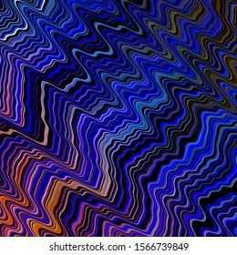 Light Multicolor vector backdrop with bent lines. Colorful illustration, which consists of curves. Best design for your posters, banners.