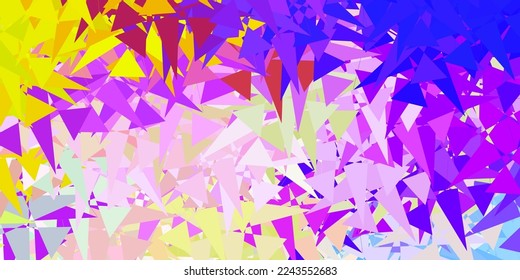Light Multicolor vector backdrop with chaotic shapes. Simple design in abstract style with gradient forms. Elegant design for wallpaper set.