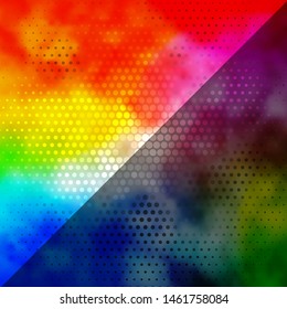 Light Multicolor vector backdrop with circles. Modern abstract illustration with colorful circle shapes. Pattern for websites, landing pages.