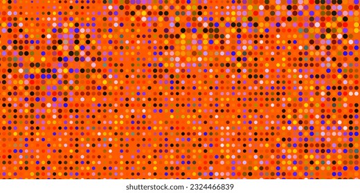 Fondo vectorial multicolor claro con círculos. Ilustración abstracta con puntos coloridos al estilo de la naturaleza. Patrón de folletos, folletos.