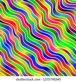 Light Multicolor vector backdrop with circular arc. Gradient illustration in simple style with bows. Template for your UI design.