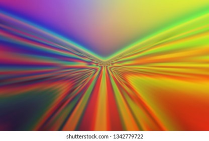 Light Multicolor vector backdrop with curved lines. Glitter abstract illustration with wry lines. A completely new design for your business.