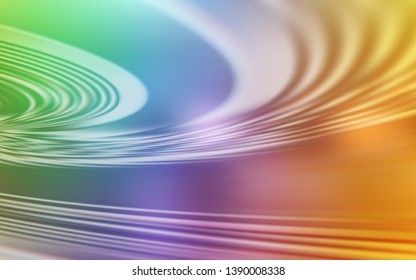 Light Multicolor vector backdrop with curved lines. An elegant bright illustration with gradient. The best colorful design for your business.