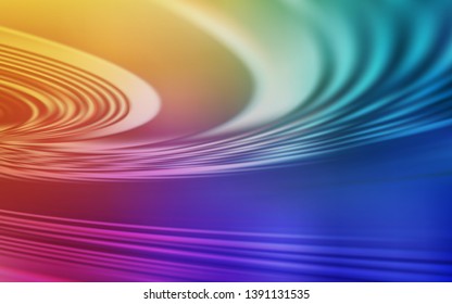 Light Multicolor vector backdrop with curved lines. Colorful illustration in abstract style with gradient. A new texture for your  ad, booklets, leaflets.