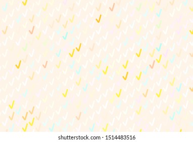 Light Multicolor vector backdrop with curved lines. Brand new colorful illustration in simple style. A completely new design for your business.