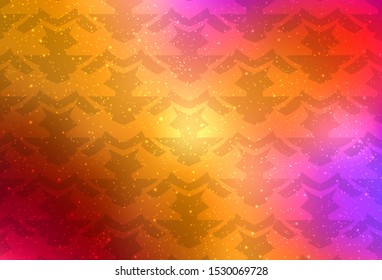 Light Multicolor vector backdrop with curved lines. An elegant bright illustration with gradient. Pattern for your business design.