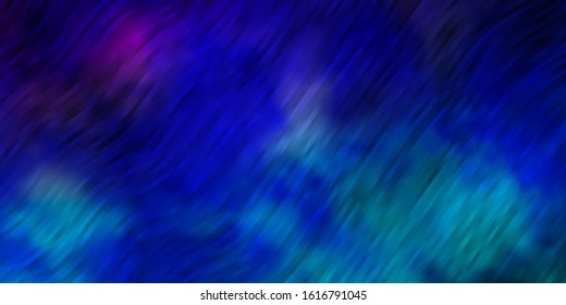 Light Multicolor vector backdrop with curves. Colorful geometric sample with gradient curves.  Best design for your ad, poster, banner.