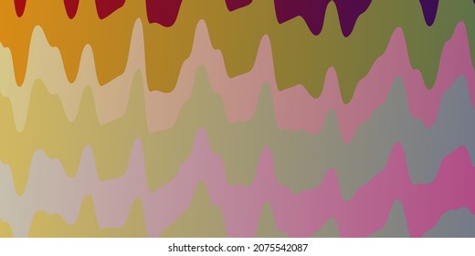 Light Multicolor vector backdrop with curves. Abstract illustration with gradient bows. Best design for your ad, poster, banner.