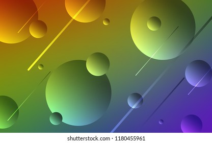 Light Multicolor vector backdrop with dots. Beautiful colored illustration with blurred circles in nature style. Pattern can be used as texture of wallpapers.
