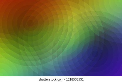 Light Multicolor vector backdrop with dots. Abstract illustration with colored bubbles in nature style. Pattern can be used for futuristic ad, booklets.