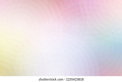 Light Multicolor vector backdrop with dots. Blurred decorative design in abstract style with bubbles. Pattern can be used as texture of wallpapers.