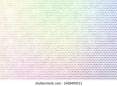Light Multicolor vector backdrop with dots. Beautiful colored illustration with blurred circles in nature style. Pattern for ads, leaflets.