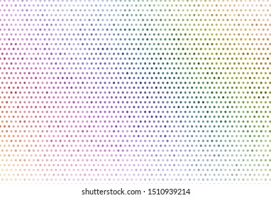 Light Multicolor vector backdrop with dots. Beautiful colored illustration with blurred circles in nature style. Design for your business advert.