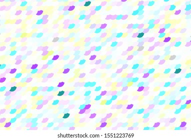 Light Multicolor vector backdrop with dots. Blurred bubbles on abstract background with colorful gradient. Design for your business advert.