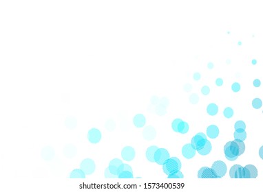 Light Multicolor vector backdrop with dots. Blurred decorative design in abstract style with bubbles. Pattern for beautiful websites.