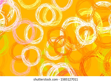 Light Multicolor vector backdrop with dots. Beautiful colored illustration with blurred circles in nature style. Pattern for textures of wallpapers.