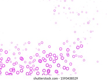 Light Multicolor vector backdrop with dots. Illustration with set of shining colorful abstract circles. Pattern for textures of wallpapers.