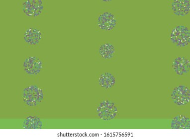 Light Multicolor vector backdrop with dots. Blurred decorative design in abstract style with bubbles. Pattern for beautiful websites.