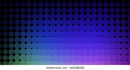 Light Multicolor vector backdrop with dots. Abstract illustration with colorful spots in nature style. New template for a brand book.