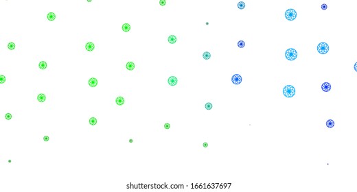 Light Multicolor vector backdrop with dots. Abstract illustration with colorful spots in nature style. New template for a brand book.