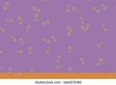 Light Multicolor vector backdrop with dots. Abstract illustration with colored bubbles in nature style. New template for your brand book.