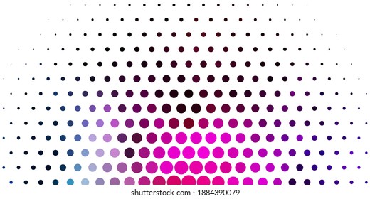 Light Multicolor vector backdrop with dots. Colorful illustration with gradient dots in nature style. Pattern for wallpapers, curtains.