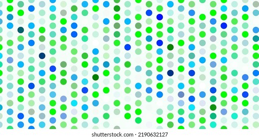 Light multicolor vector backdrop with dots. Abstract illustration with colorful spots in nature style. Pattern for business ads.