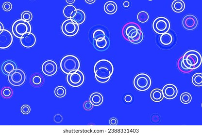 Light Multicolor vector backdrop with dots. Blurred bubbles on abstract background with colorful gradient. Pattern for beautiful websites.