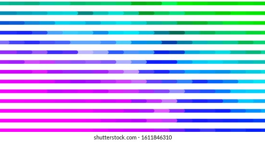Light Multicolor vector backdrop with lines. Gradient abstract design in simple style with sharp lines. Smart design for your promotions.