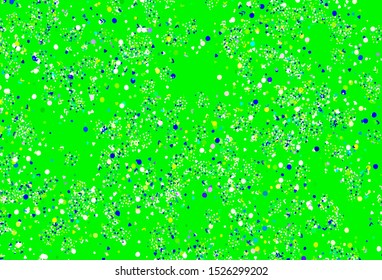 Light Multicolor vector backdrop with memphis shapes. Simple colorful illustration with abstract gradient shapes. Best smart design for your business.