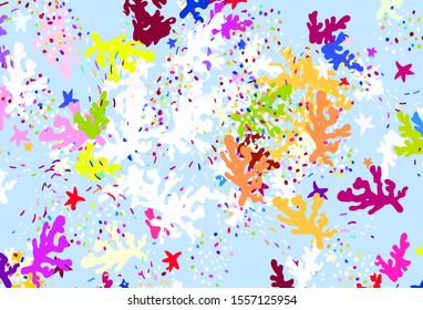 Light Multicolor vector backdrop with memphis shapes. Modern abstract illustration with colorful random forms. Elegant design for wallpapers.