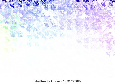 Light Multicolor vector backdrop with memphis shapes. Simple colorful illustration with abstract gradient shapes. Best smart design for your business.