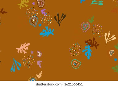 Light Multicolor vector backdrop with memphis shapes. Modern abstract illustration with colorful random forms. Elegant design for wallpapers.